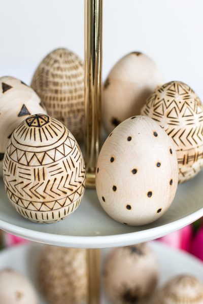 DIY Wood-Burned Easter Eggs